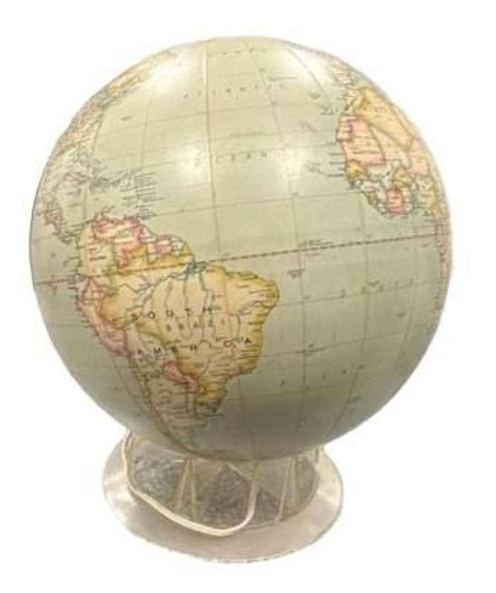 Replogle Vintage Illuminated World Globe Time Life Light Up